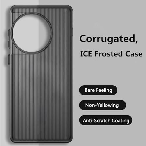 Image of Kapa Wave Frosted Grip Back Cover for OnePlus 12 | Ultra Slim [with Metal Buttons] Matte Finish Back Case (Grey)
