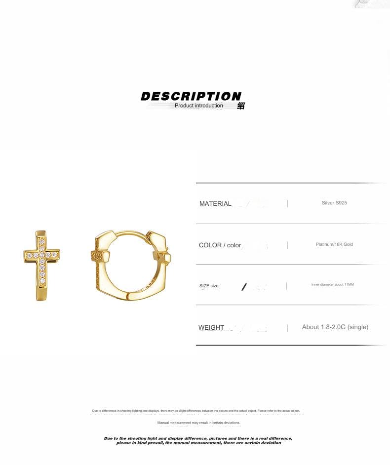 Boucles d'oreilles de cerceau carrées légères pour oreilles sensibles - 7