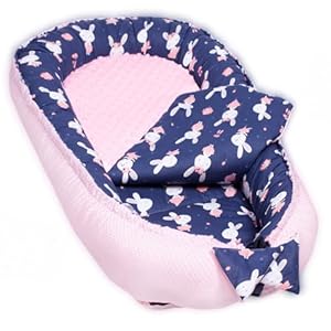 PALULLI Babynest mit Matratze Kaninchen