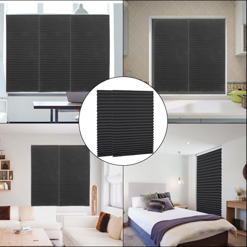 2 Pack Temporary Blinds, 150 x 60 cm Stick On Blinds for Windows No Drill, temporary blinds, Temporary Window Covering for Home, Nursery, RV - Image 6