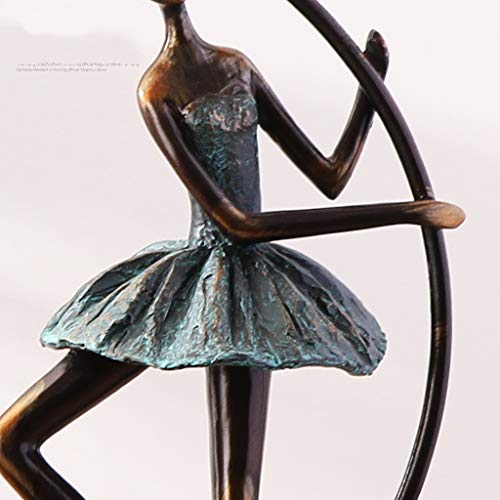 Statue moderne simple en résine, cadeau d'art pour maison - 4