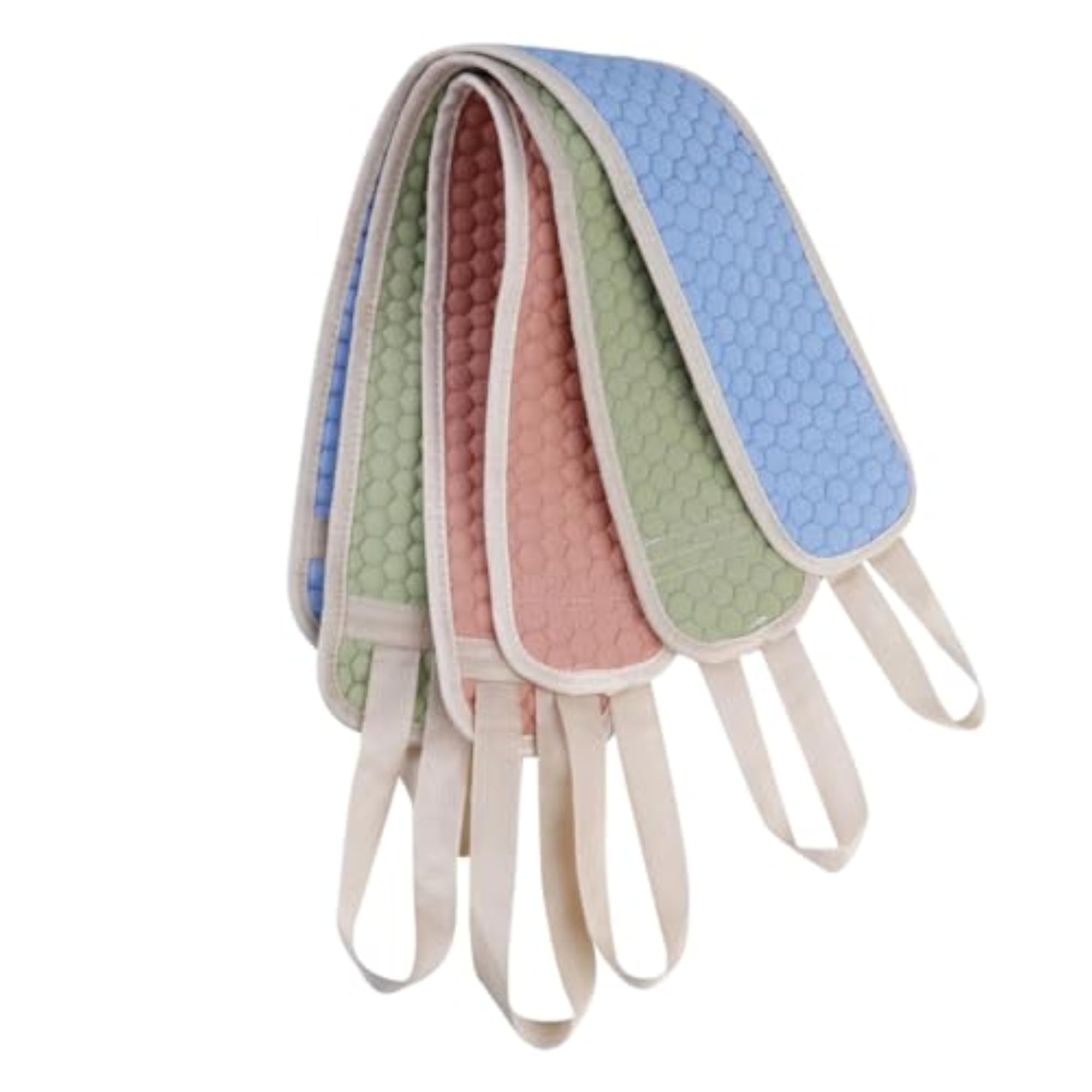 3pcs Double-sided Thicken Body Scrubber Set