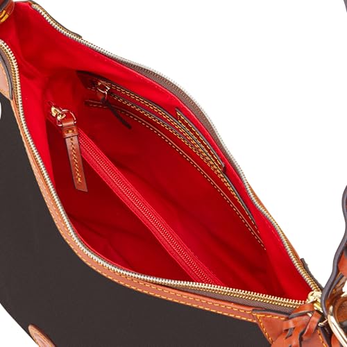 Image of Dooney & Bourke Shoulder Bags for Women, Nylon Bag with Removable Adjustable Leather Handle