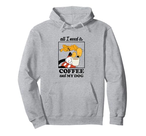 Hoodie Mickey Mouse All I Need Is Coffee idéal pour vos balades matinales