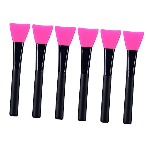 VICASKY Luxurious Skin Care Tool 6pcs Silicone Face Mask Applicator for Body Lotion Clay Masks Random