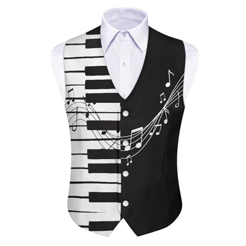 Men's Blazer Suit Vest Slim Fit Casual Business Jacket Formal Dress Waistcoat Button Vest Slim Fit4