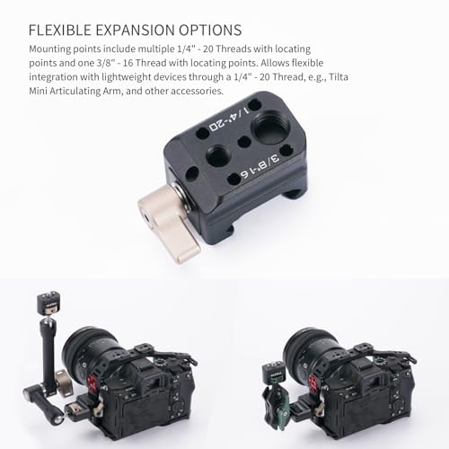 Tilta NATO Accessory Mounting Adapter - Black TA-NMA-B - Image 4