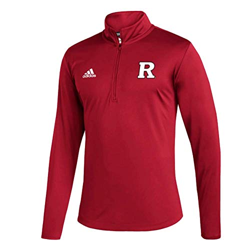 Zippé 1/4 Adidas Scarlet Knights rouge XL contre le coup de froid au sport