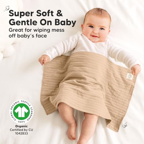 KeaBabies 6-Pack Baby Burp Cloths for Boys and Girls and 3-Pack Baby Swaddle Sleep Sacks - Large Burp Cloths, Burping Clothes for Newborn - Newborn Swaddle Sack4