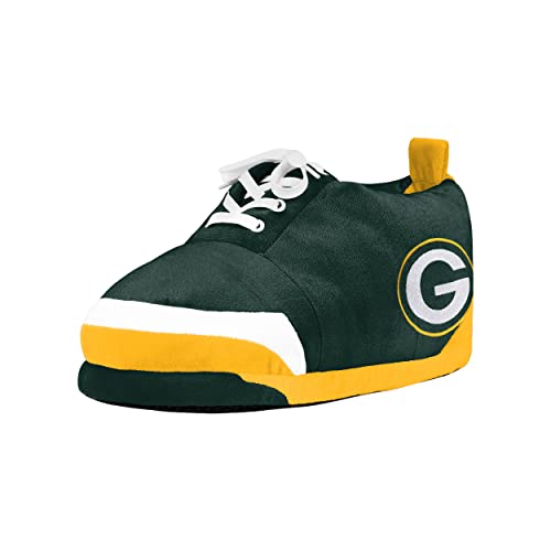 Image of FOCO Mens NFL Team Logo Plush Oversized Sneaker Slippers