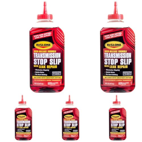 Image of Rislone High Mileage Transmission Stop Slip with Leak Repair, 16.9 oz (Pack of 5)