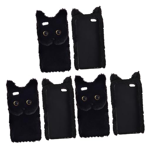 Coque de téléphone cat antichoc noire résistante rayures OSALADI