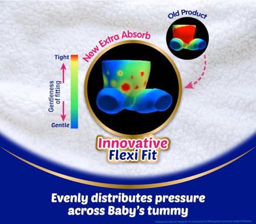 Image of MamyPoko Pants Extra Absorb Baby Diapers, Large (L), 36 Count, 9-14 kg