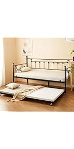 Amazon.co.jp: 【SCHGKOY】親子ベッド ソファー パイプ ベッドフレーム