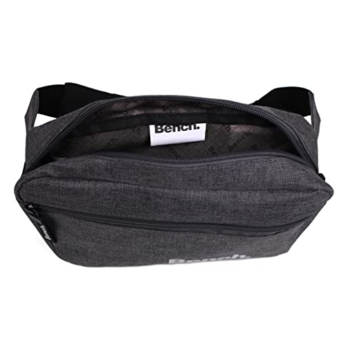 Bench Classic Unisex Bauchtasche - Gürteltasche & Hüfttasche für Damen und Herren, Handytasche, Dunkelgrau, 23x13x6 cm