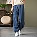 Linen Pants Women Summer Summer Linen Pants for Women Womens Trendy Clothes Joggers for Women High Waist Pants for Womens Fashion Work Casual Outfits for Women,Navy,Medium
