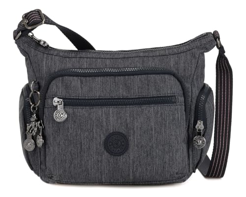 Kipling Gabbie S, Bolso Bandolera para Mujer, Active Denim, Talla única