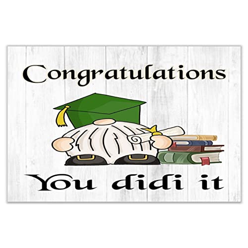 Plaque murale bois Congratulations décoration réutilisable - 2