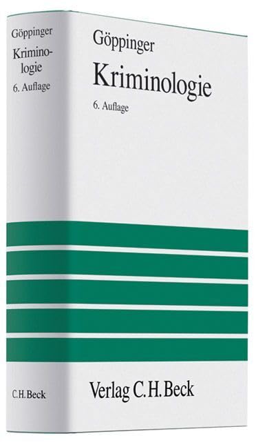 Kriminologie (Großes Lehrbuch)