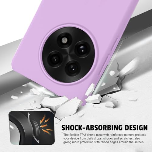 Image of LIRAMARK Liquid Silicone Soft Back Cover Case for OnePlus 13 /1+13 5G (Lavender)