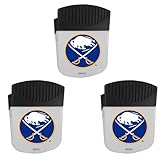 Siskyou Sports NHL Buffalo Sabres Chip Clip Magnets, 3pk One Size, White