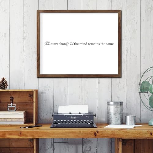 Panneau décoratif mural vintage en bois peint avec citation inspirante pour cuisine et extérieur