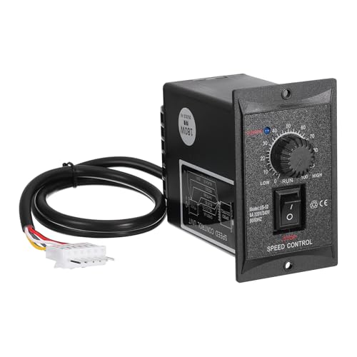 MECCANIXITY 180W 220V AC Motor Speed Controller, AC Motor Controller Forward Reverse Switch with Terminal Block Male Plug for Automated Industrial Equipment Machinery