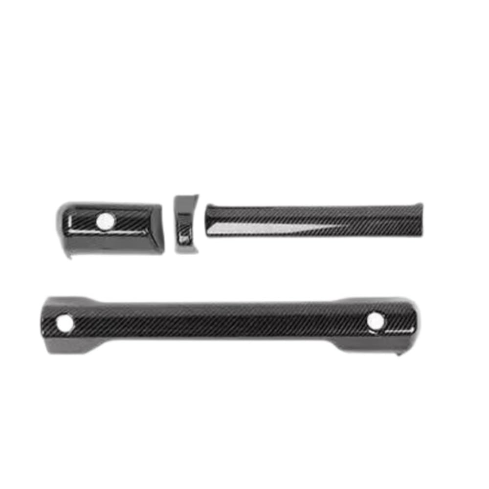 DYOG Car Interior Decoration Cover for Suzuki for Jimny 2019 2020 2021 2022 2023 2024 2025 Car Interior Center Console Copilot Handle Decoration Strip Cover(Black Carbon for LHD)