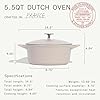 Made In Cookware | Dutch Oven 5.5 Quart (Linen) | Enameled Cast Iron | Exceptional Heat Retention & Durability | Professional Cookware | Crafted in France | Induction Compatible #2