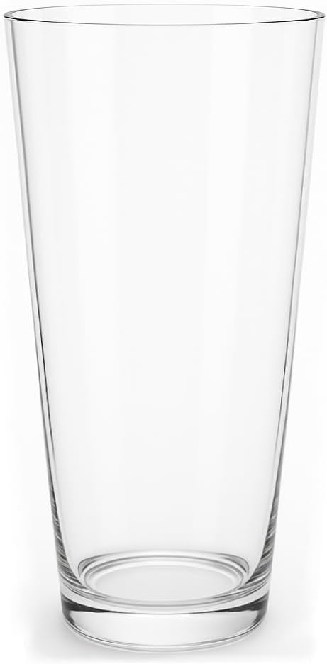 CYS EXCEL 13.75" Tall Clear Glass Cylinder Vase Taper Down Flower Vase with 6.5" Wide Opening Elegant Centerpiece for Weddings, Events, and Home Décor