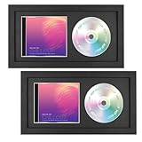 Matériau de qualité supérieure : chaque cadre est fabriqué en bois d'ingénierie, robuste et léger. Facile à utiliser. Avec du verre véritable, il peut maximiser la protection de l'avant de votre CD, couverture CD et mieux clair pour montrer votre art musical préféré.