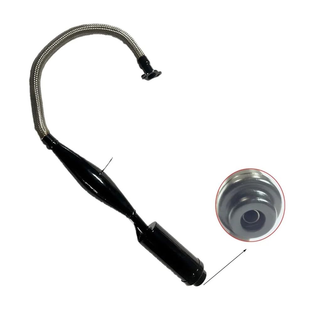 Tubo Escape Moto Tubo Enlace Silenciador Tubo para Escape para Motocicletas para Viper Flexible para Motor Gasolina para 80 CC, Piezas, Accesorios para Sistemas