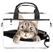 TIZORAX Laptop-Tasche, Puzzle-Katze auf Reißverschluss, Notebooktasche mit Griff, 38,1 - 39,1 cm, Schultertasche, Aktentasche