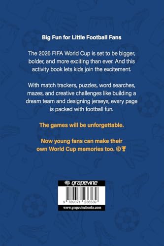 2026 FIFA World Cup – The Big Activity Book for Children : Match Schedules to Fill in, Puzzles, Quizzes & Exciting Facts About Teams and Stars image 4