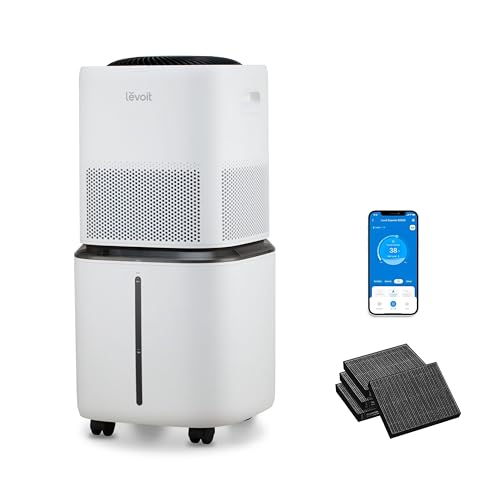 Image of LEVOIT Superior 6000S Smart Evaporative Humidifiers for Home Whole House up to 3000ft², 23L, Last 72-Hour, Premium Filter, Dry Mode, Wheels & Water Fill Hose, Foldable Storage, Sleep Mode, New Edition