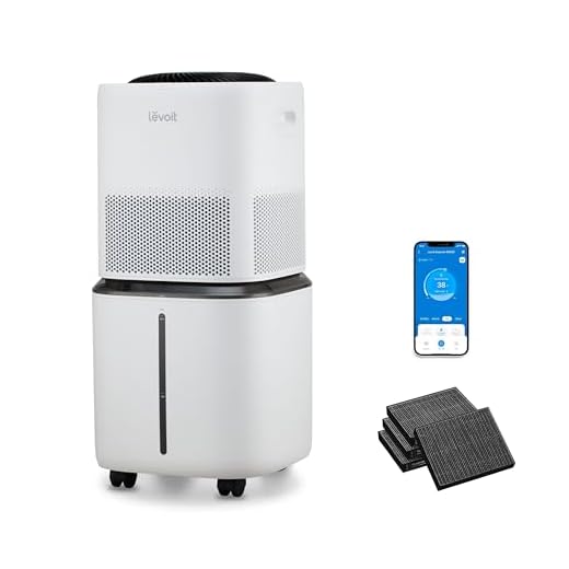 LEVOIT Superior 6000S Smart Evaporative Humidifiers for Home Whole House up to 3000ft², 23L, Last 72-Hour, Premium Filter, Dry Mode, Wheels & Water Fill Hose, Foldable Storage, Sleep Mode, New Edition