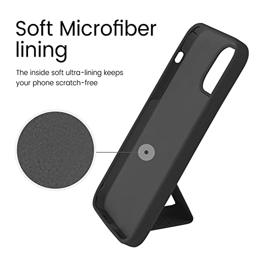 Coque iPhone 14 Pro Max support noir LT LAUDTEC antichoc étui protecteur rigide