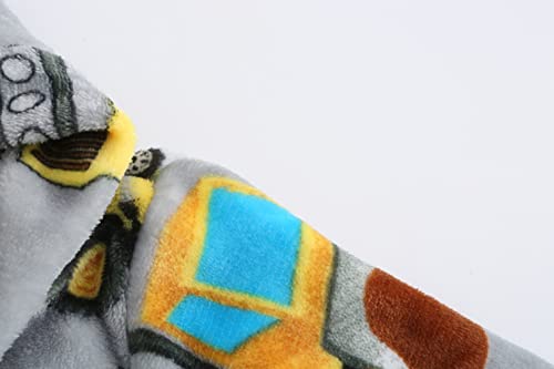 Girls Fleece Robe Boys Hooded Bathrobe Soft Flannel Robe For Kids4