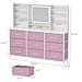 Gyfimoie Dresser with Mirror for Bedroom, 59