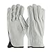 Regular Grade Top Grain Cowhide Leather Drivers Glove - Keystone Thumb 68-163/XL, (10)