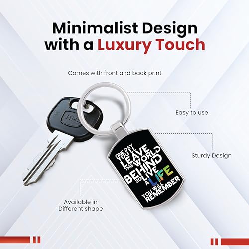 Image of Premium Printed Metal Keychain for Men & Women | High-Definition Artwork Print | Durable Key Ring for Car, Bike, Home & Office Keys | Stylish Decorative Key Holder Gift