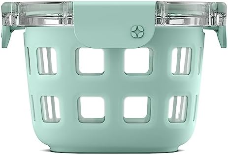 Ello DuraGlass Rounds Glass Food Storage Containers - Meal Prep B...