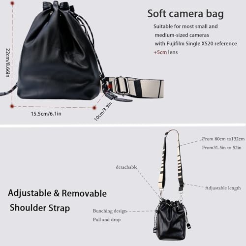 Bolso pequeño para cámara Bowan, compatible con cámaras mirrorless miniatura 3