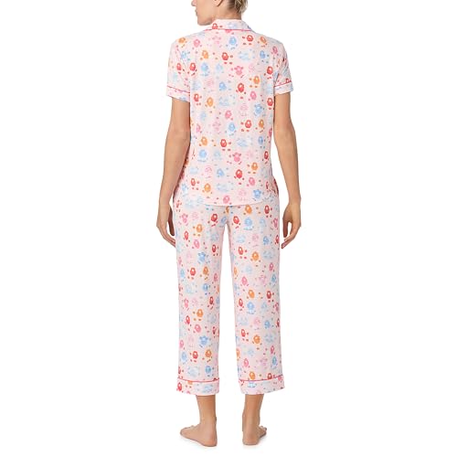 Image of kate spade new york Short Sleeve Cropped PJ Set