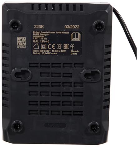 Bosch Professional Singlevolt-Li-Ion-Schnellladegerät GAL 12V-40 (Zubehör für 12 V Li-Ion-Akkus von Bosch Akku-Geräten) – Ansicht 5