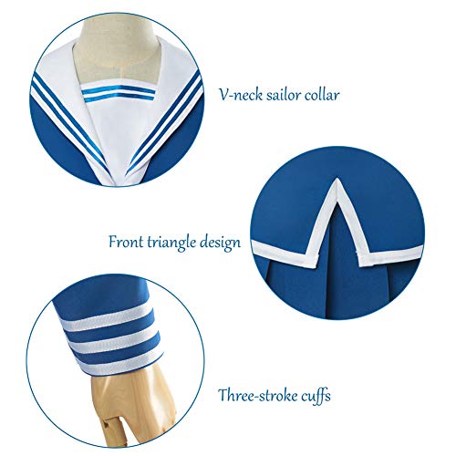 Nuoqi Tohru Honda Cosplay Costume Fruits Basket Tohru Cosplay Outfit Anime Japanese School Girls Sailor Uniform Suit L #TOP6