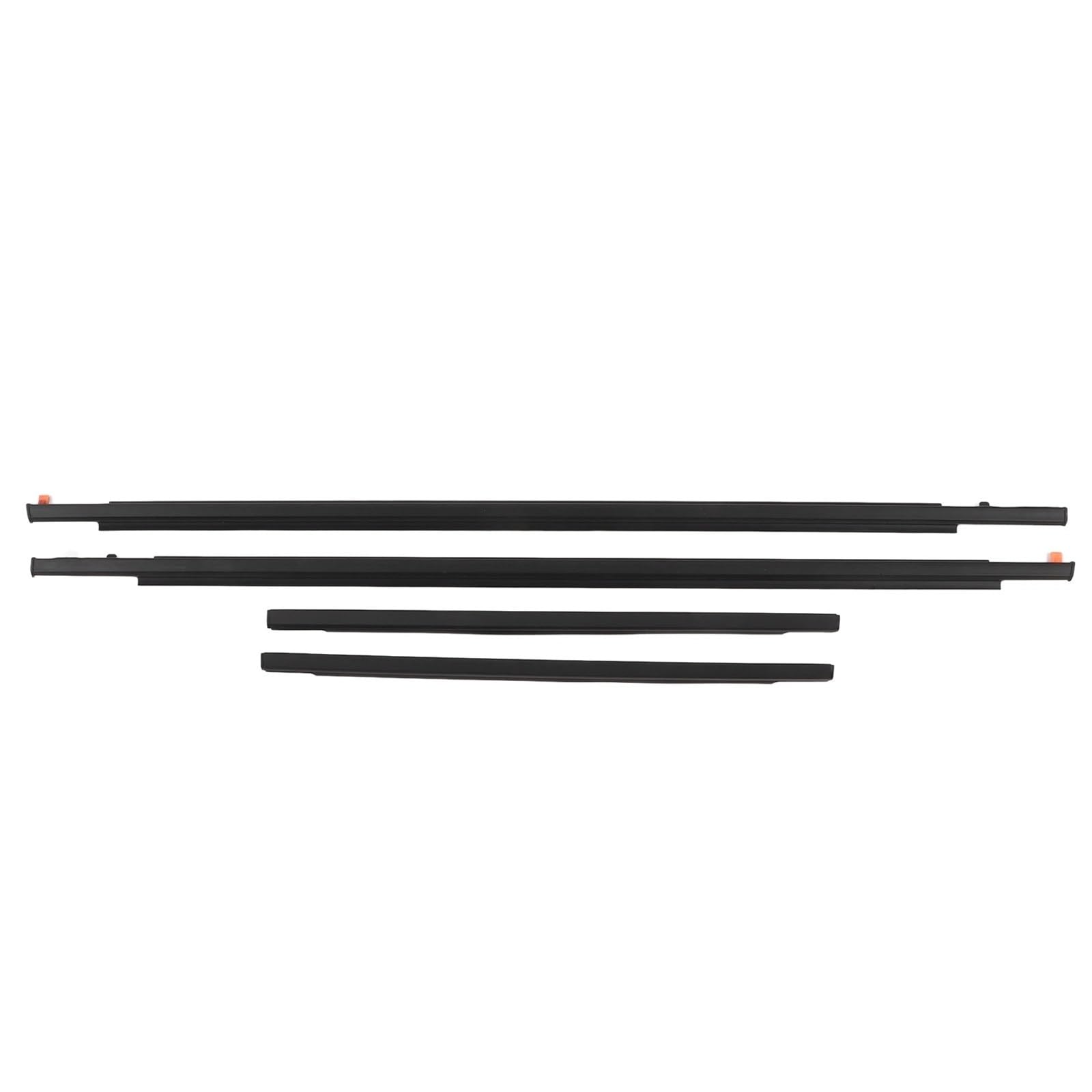 Fit for FJ Cruiser 2007-2014 Outside Front Rear Window Seal Belt Weatherstrip Car Door Window Moulding Trim Replacement