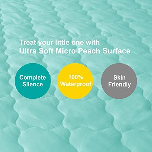 Waterproof Sheet for Pack and Play, Playard Sheets Protector 39" X 27" - 2