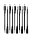 LED Light Strip DC 2.1x5.5mm Wire Power Pigtails Adapter Barrel Plug Socket Cables and CCTV Security Camera, DVR,Car Rearview Monitor System Video and Other Low Voltage Application Male+Female 5pack