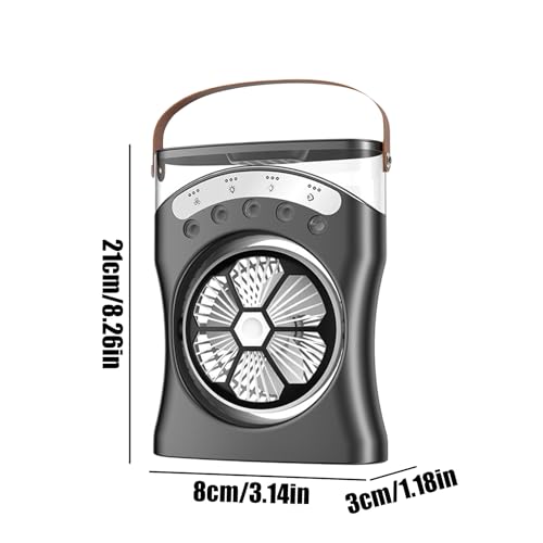 Ventilateur de bureau pour temps chaud rafraîchissant à atomisation - 5